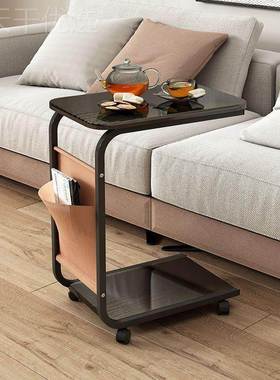 滑轮迷头DFI你茶角桌边桌小几可移动客厅沙发边几几简约卧室茶床