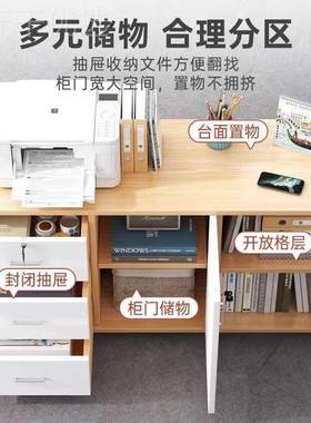 矮文件柜办公下收纳边柜柜桌可50645移动柜抽屉柜资料柜带轮子锁