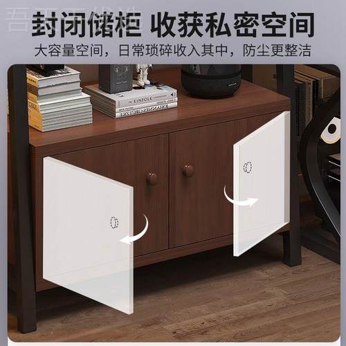 梯形展置收物架落地柜子储物柜LYC多层纳铁艺书架电竞手风货架办