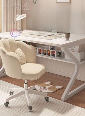 台家WHE用式白色电桌简约脑室书桌工作台桌子办公桌简易游戏电卧