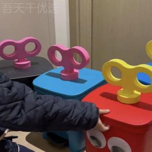 大容量创卫意diy可爱卡儿通童房生 高颜踏ODJ值垃圾桶家用客厅脚式