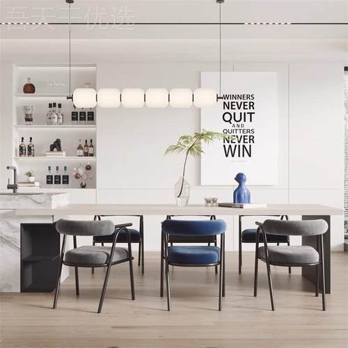 北欧现代简酒约咖啡馆家IZC靠背扶手设计师椅店用铁艺闲椅餐厅椅