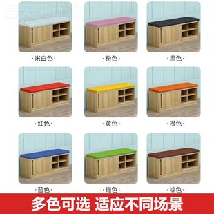 鞋 幼儿园儿OHM童柜组合长条室发凳早沙教中心内舞蹈室一体储物换