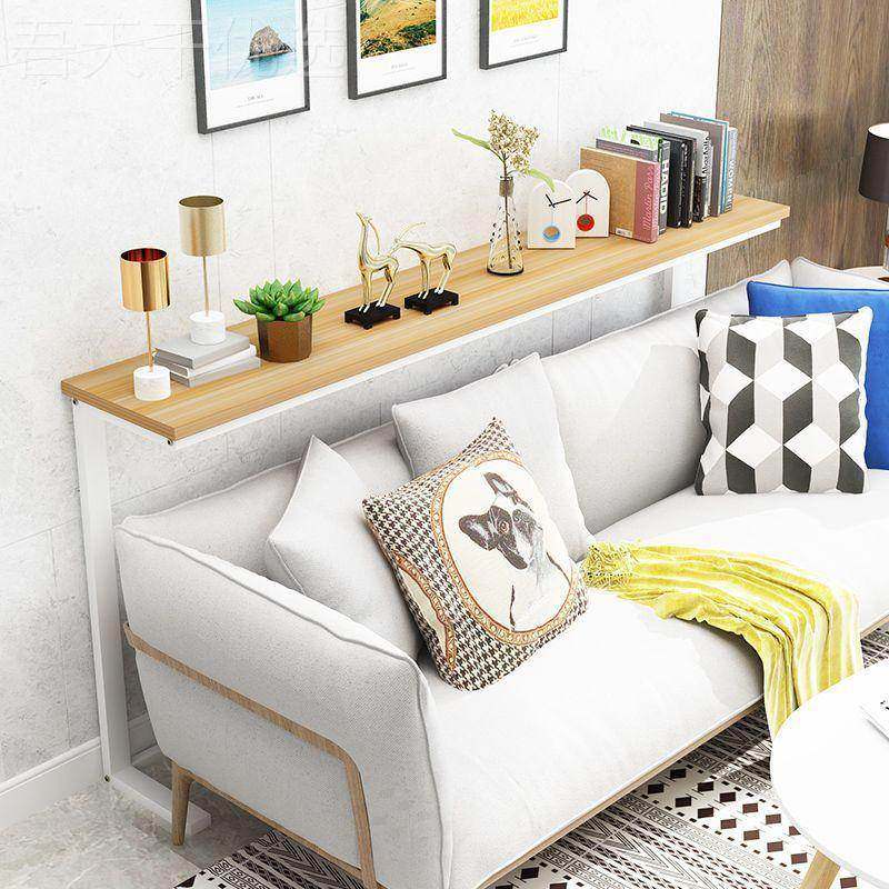 气暖片置TSH物架家子用长条桌床子客厅靠墙沙发后置物架超窄边夹