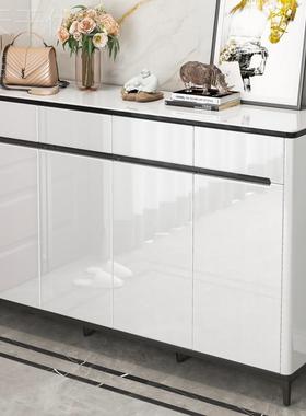 轻奢柜家用门口大柜容量纳PYR烤漆门厅入鞋户门玄关柜收柜阳台储