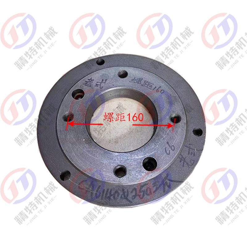 沈阳车床CA6140用三爪短锥法兰盘K11250/C6 卡盘铸铁盘 螺孔距160