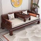 新中式 床酸21799枝木罗汉古床现代典木仿古禅意沙发红小户型罗汉