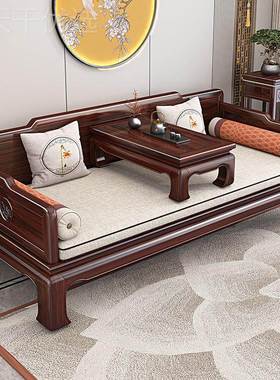 新中式床酸21799枝木罗汉古床现代典木仿古禅意沙发红小户型罗汉
