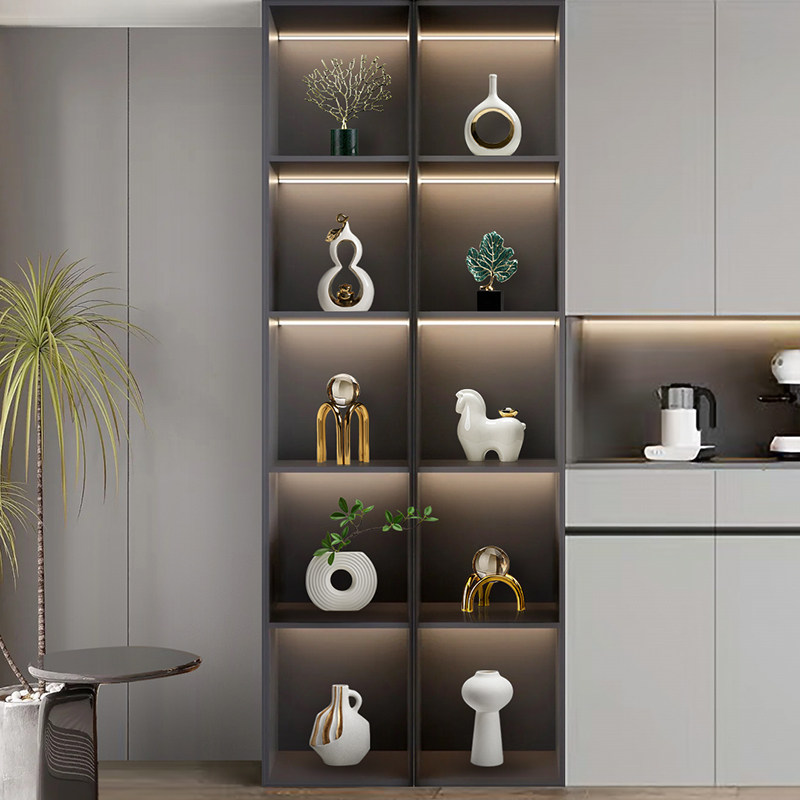 简约现代轻奢电视柜客厅摆件高端大气上档次酒柜办公室装饰品摆放