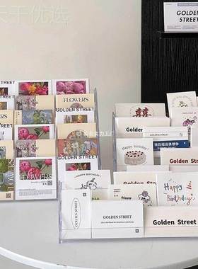 展收示架亚克架力阶梯纳盒吧唧小卡立牌徽章Q33417谷子桌面卡片子