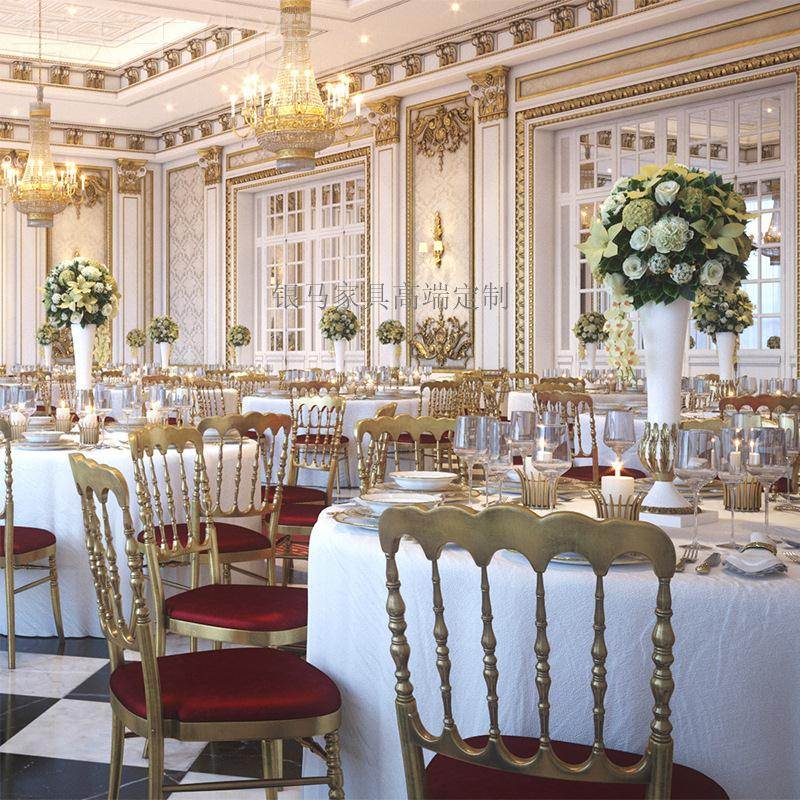 clhiaari chair event wQQFeddinvg tiffay Banquet Naponeon
