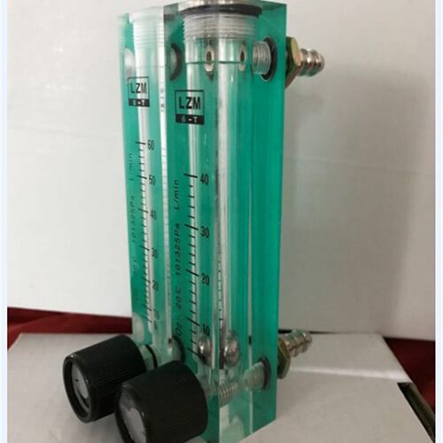 玻璃转子方形氧气流量计氧吧气体流量计40L/60L/20L/10L/5L可定做