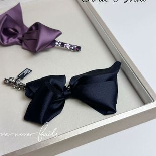 丝绸发夹少女甜美复古高端时尚 Mia小众设计 and 发卡 Doris