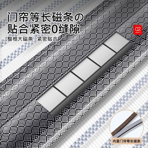 防蚊门帘2025新款高档夏季纱窗纱门磁吸自粘厨房隔断帘遮挡全磁条