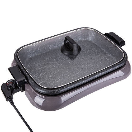 烤肉机商用烤鱼炉纸包鱼锅专用火锅烤鱼电烤盘纸上烤鱼盘长方形