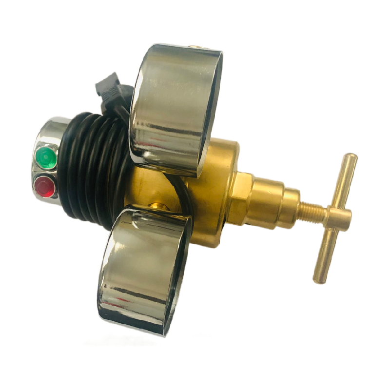 二氧化碳表单表管路电加热YQC-0R型减压器CO2减压表调压防冻