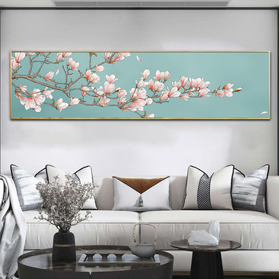 喜上眉梢新客厅沙发背景墙装饰画卧壁画卧室床挂画晶瓷画