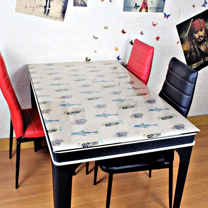 软玻璃茶几桌布防水防烫餐桌布免洗防油塑料桌垫茶几垫,居家布艺,桌布,淘宝优惠券,粉丝福利购,淘宝优惠卷