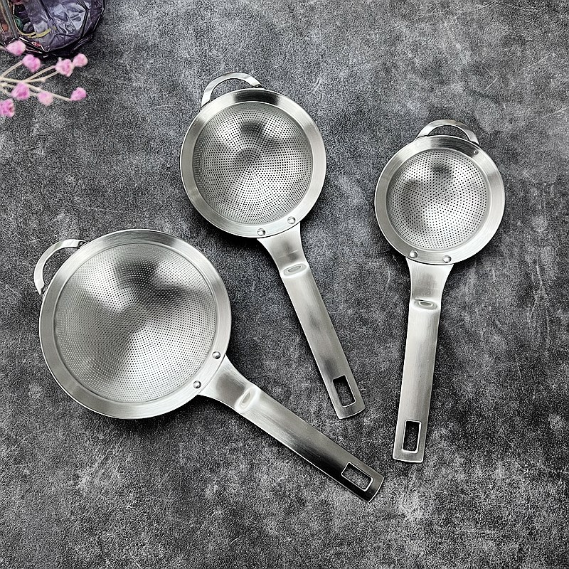 食品级0不锈钢漏勺过滤豆浆细密网孔洗芝麻撇浮捞油糍沫笊篱