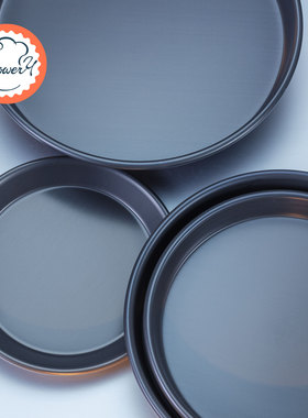 风和日丽披萨盘家用商用烘焙模具加深圆形izz盘模具烤盘烤箱用