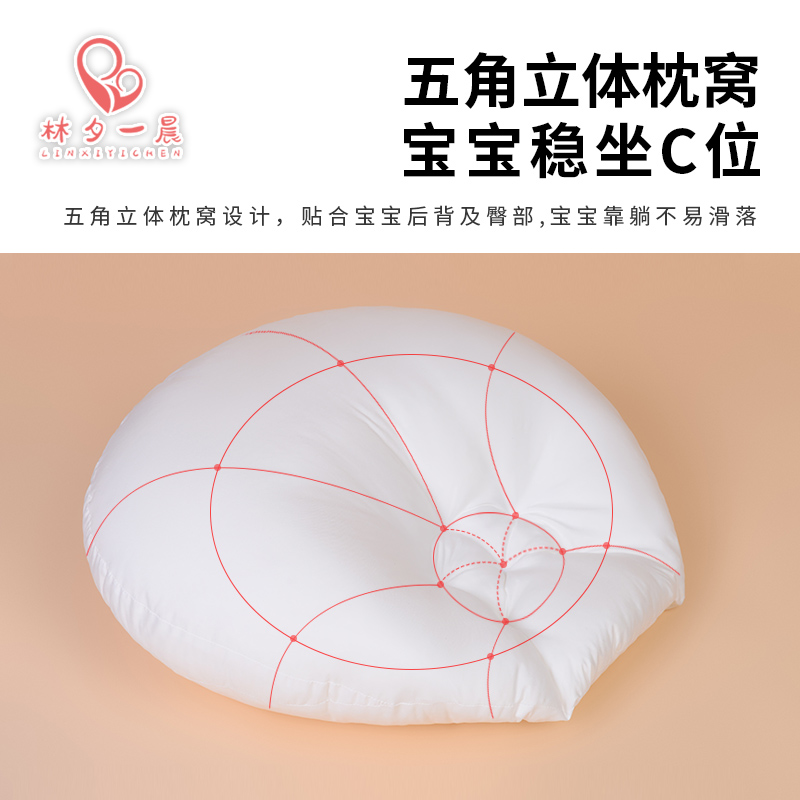 婴儿防吐奶斜坡垫枕宝宝防溢奶呛奶新生儿躺靠枕喂奶神器哺乳枕头