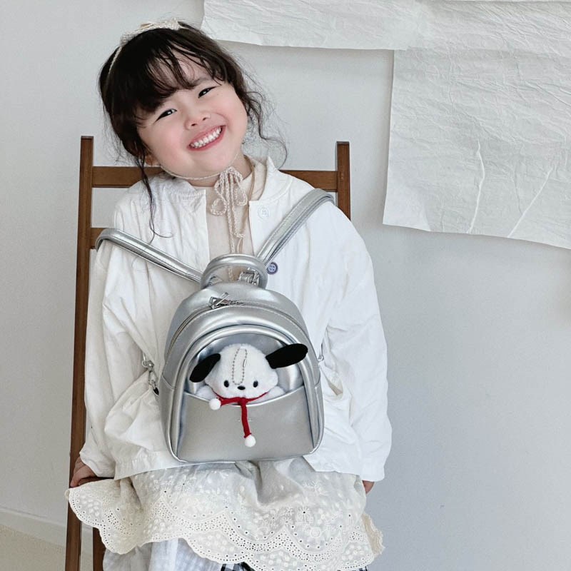 迷你儿童背包幼儿园小幼班宝宝书包女孩超轻卡通PU小公主双肩包潮