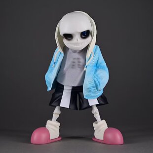 传说之下BOSS眼睛发光SANS卫衣扫地僧GK衫斯冷笑话大王手办摆件