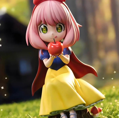 间谍过家家阿尼亚COS白雪公主GK周边潮玩手办摆件精品装