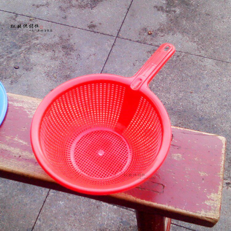 【老百货】包邮 加厚塑料漏勺3个装 洗米洗芝麻漏瓢 洗菜舀子撮勺