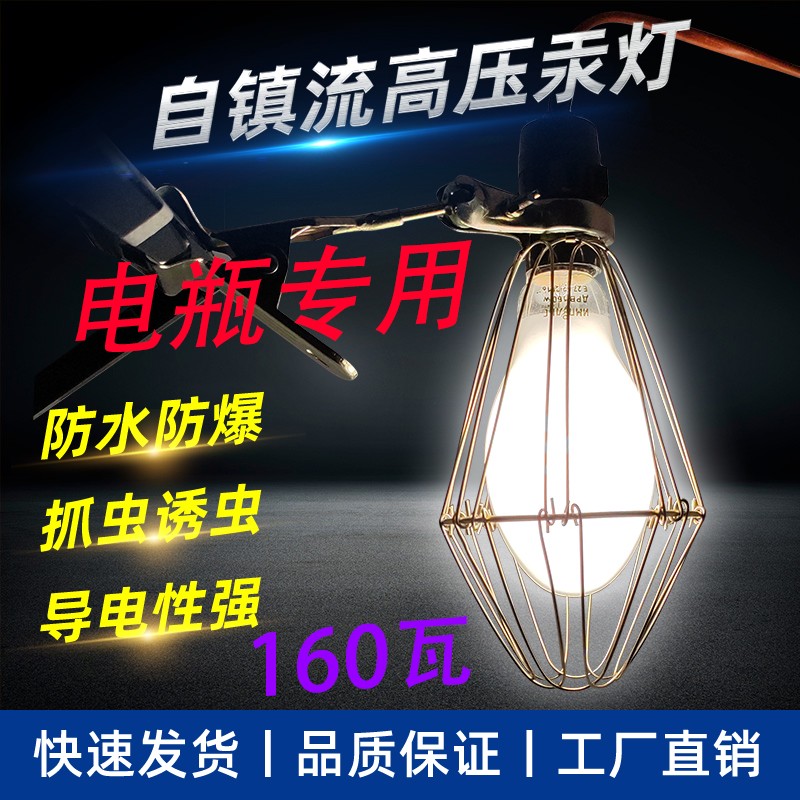 12V24V48V诱虫灯汞灯户外照明工矿灯自镇流灯泡紫外线灯防水灯