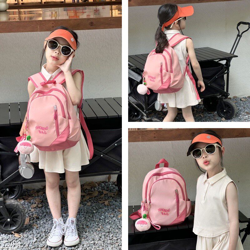 儿童背包女孩外出旅游双肩包女童研学零食包可爱幼儿园开学小书包