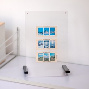 九日日九/【亚克力相框】光影片反转片相框/适用10*5cm卡