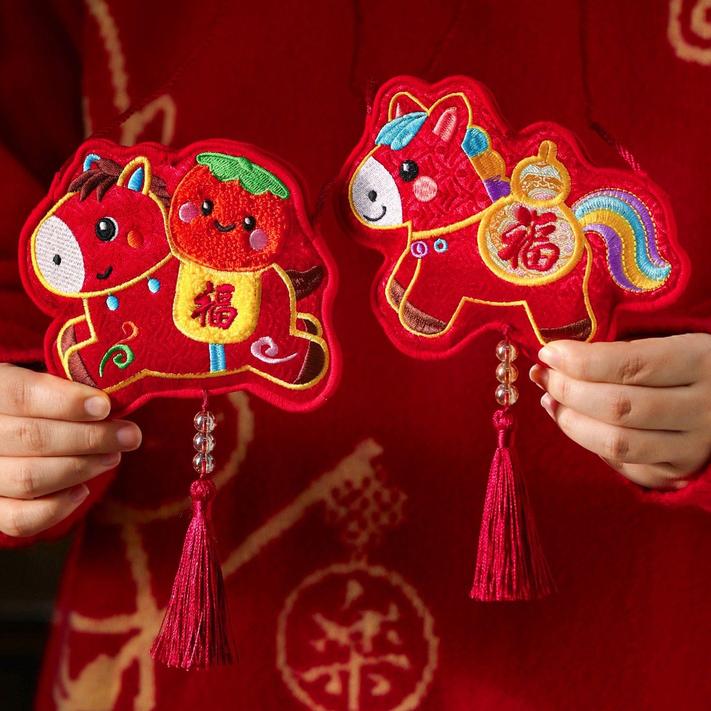 2026新款马年布艺刺绣红包袋春节过年儿童高档压岁钱包新年利是封,节庆用品/礼品,红包/利是封,淘宝优惠券,粉丝福利购,淘宝优惠卷