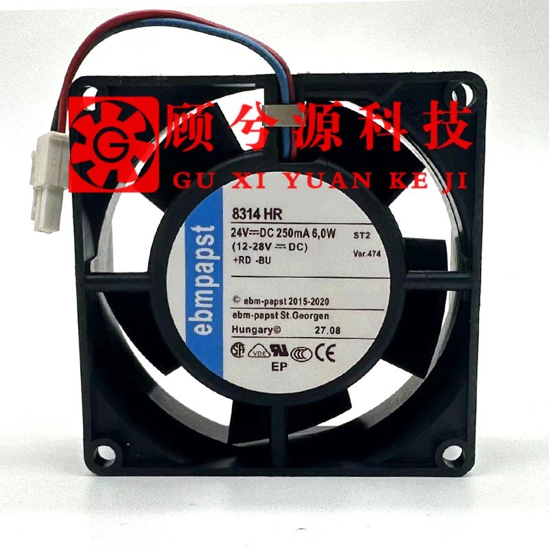 原装德国 8314 H HR HL HU U HP 8CM8032 24V变频 高端 散热风扇