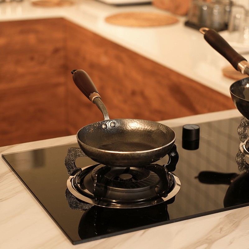 宗匠小柒迷你煎蛋小平锅小煎锅18cm 平底煎锅无涂层不粘锅小铁锅