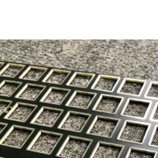 标准GH60（61键）玻纤FR4/碳纤维/黄铜定位板/POM/PC
