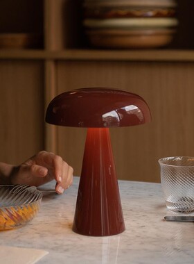 丹麦Como SC53蘑菇台灯复刻设计便携USB充电北欧餐厅客厅床头台灯