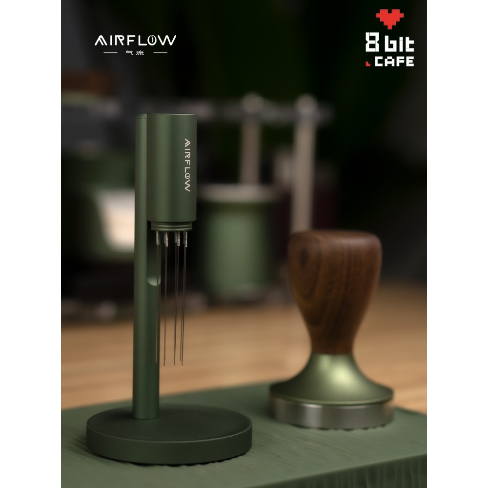 AIRFLOW气流戳戳布粉针 意式咖啡搅粉器磁吸金属支架松粉针散粉针