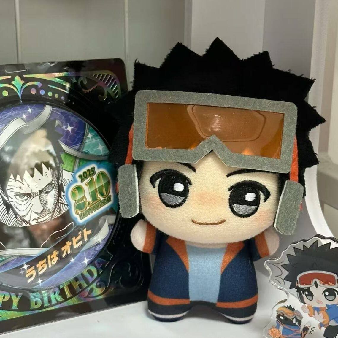 火影忍者宇智波带土10cm印花体裸娃可爱便宜挂件朋友闺蜜生日礼物