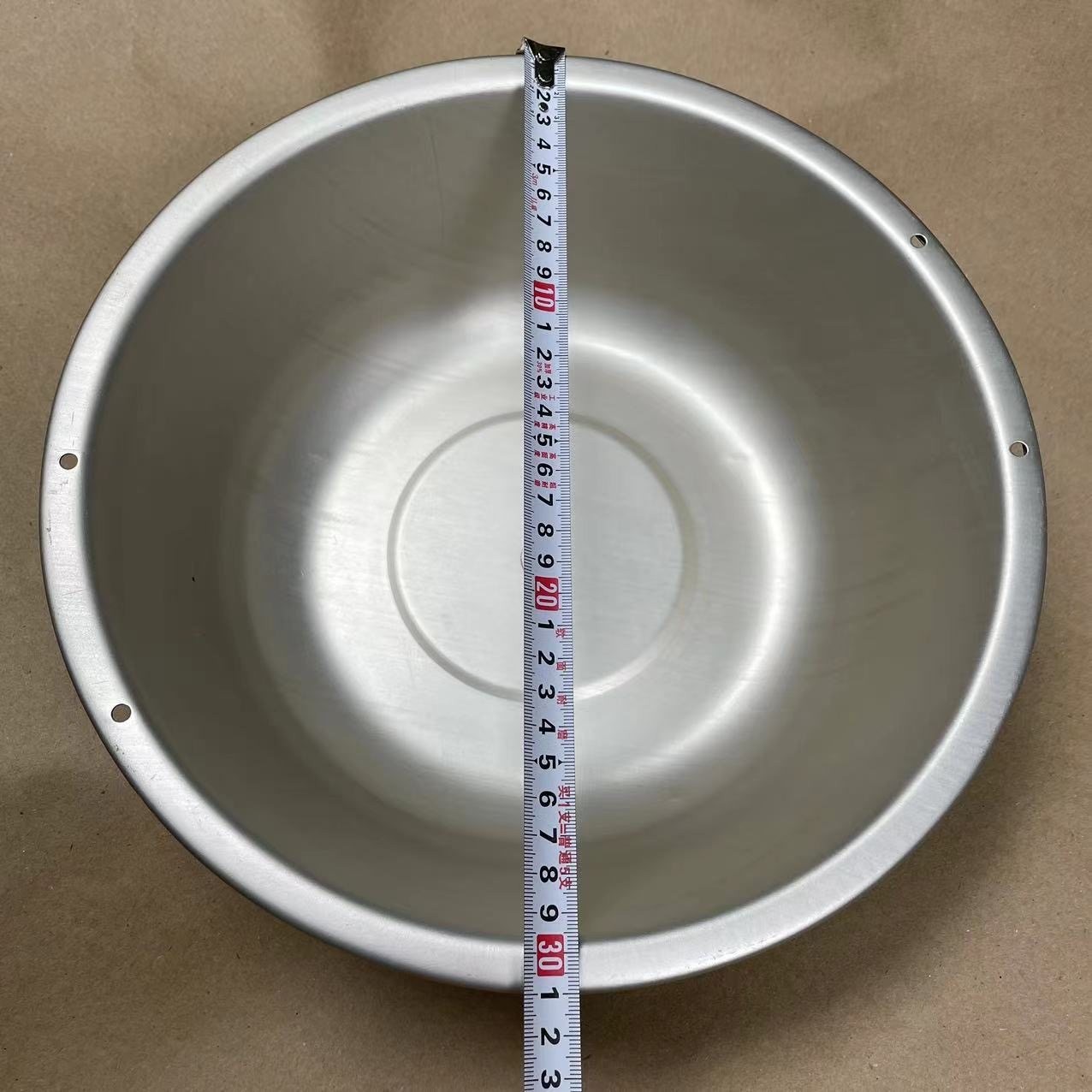 老式八九十年代烧火盆盛菜盆夥房铝餐盆30厘米可烧水生火火锅