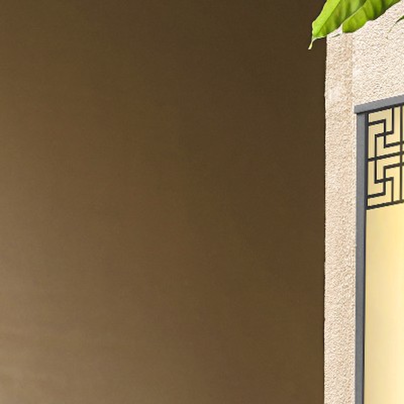 太阳能户外壁灯防水别墅庭院灯大门两侧外墙灯室外露台现代围墙灯