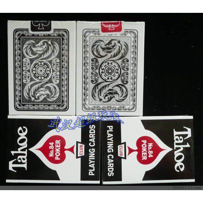 进口 黑色 白色 花蕾花心扑克牌 Arrco Tahoe 限量复刻版
