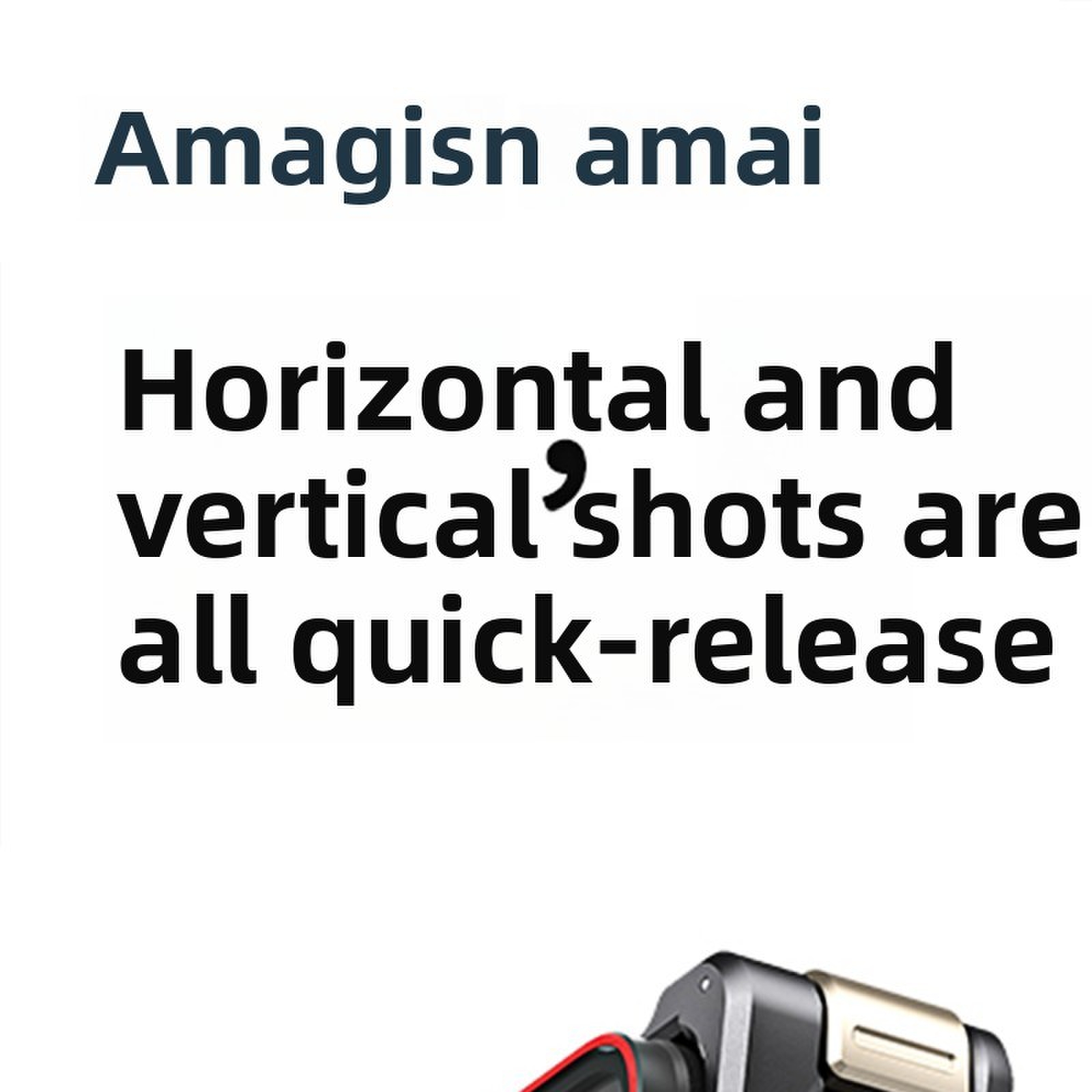 aMagisn阿迈适用影石Insta360 AcePro2金属兔笼横竖拍快拆保护框