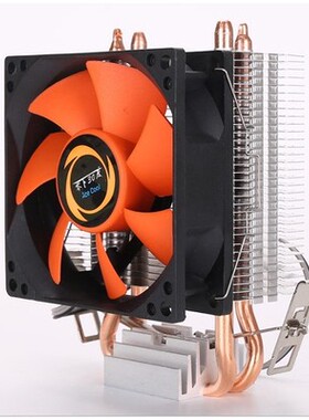 零下30度 U8 CPU散热器 风扇 适用1155/1150/1151/AM3/AM2 2热管