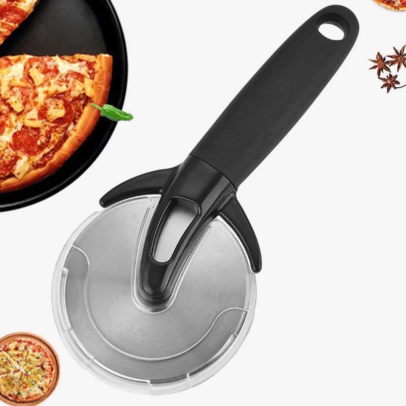 德国披萨刀轮刀带套切披萨专用滚轮刀滚刀切刀切割器商用pizza刀