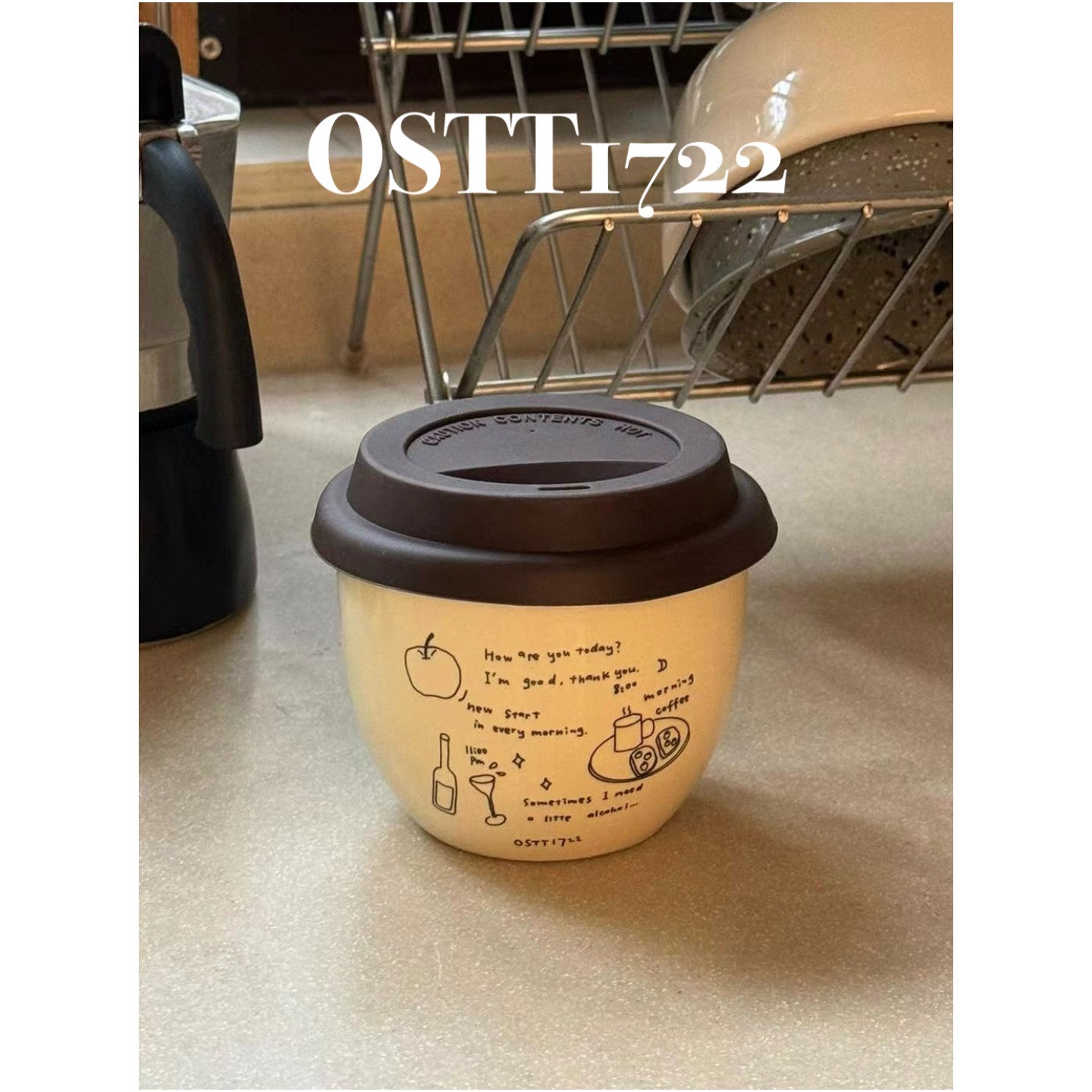 〈Good Day马克杯〉OSTT1722原创小容量咖啡牛奶直饮耐高温陶瓷杯图片