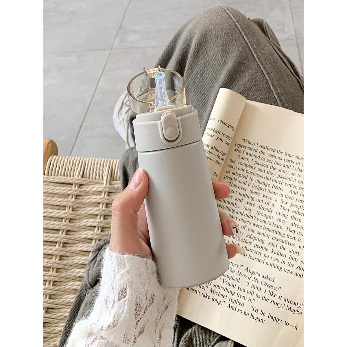 迷你保温杯女带吸管水杯小容量简约小巧便携掌萌随身口袋杯子定制