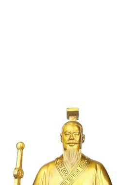 黄帝炎帝轩辕黄帝摆件全身始祖炎黄老祖五谷大神农氏炎帝雕像