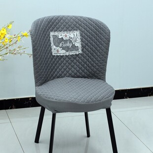 餐厅半圆形座椅套靠背凳罩椅子套罩弧形全包加厚四季通用椅垫坐垫