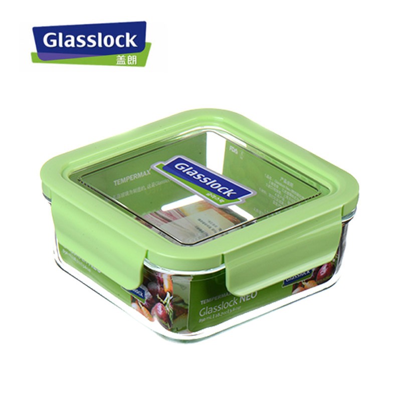 glasslock上班族玻璃饭盒微波炉烤箱冰箱专用耐热学生便当碗餐盒